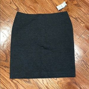 Dark Gray Pencil Skirt